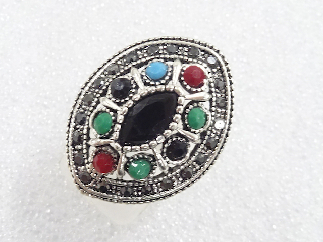 COLORED STONE FASHION RING / JP SIZE 12